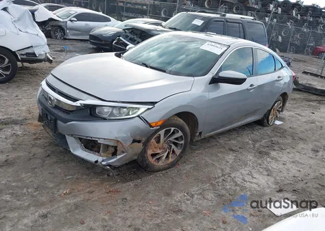 2017 Honda Civic Ex из США, поврежденный, VIN 2HGFC2F8XHH536411